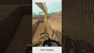 Soil Excavation work #construction #site #dumptruck #excavator #smartwork #short #goviral
