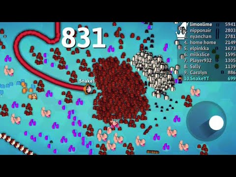 snake io most satisfied score here 🐍 epic snake io game play...