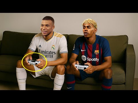 Famous Footballer Playing FIFA ft. Mbappe, Lamine Yamal, Haaland