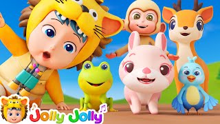 Learn Numbers | Baby Animal Friends | Jolly Jolly - Learn and Play - Nursery Rhymes