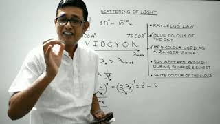 #Physicsforclass10 (Scattering Of Light H6) - Rayleigh's law of scattering of light