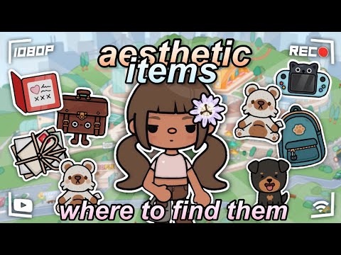 Where To Find *Free Aesthetic Items*!⭐️|| * Voiced!*🔊 || Toca Boca Life 🌏