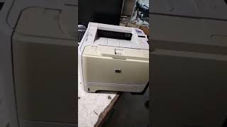 HP laserjet printer 2055 If the print is coming out light (faded), clean the laser unit."If it still