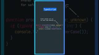TypeScript's Power with Unknown Types #typescript