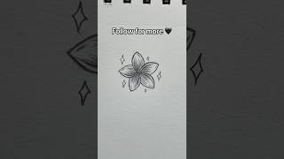 Easy Flower Drawing Tutorial ✨ #drawing #howtodraw #easydrawing #arttutorial #shortvideo #shorts