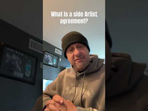 Here is an example of an agreement an artist might have to work with. #businessadvice #musicbusiness