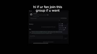 Join my group ! ^^  #robloxgroup #roblox #fypシ゚viral #fans #fypシ゚viral