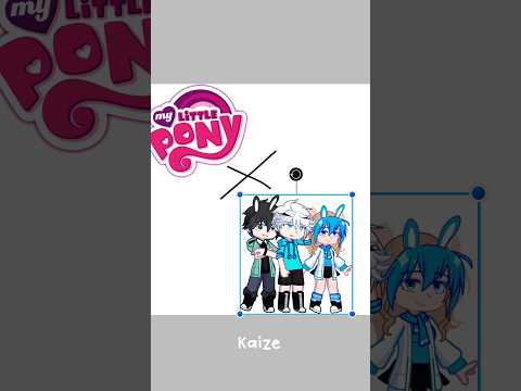 Mis personajes como ponys! #gacha #gachalife #mylittlepony #mlp #short