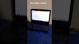 एमएस_वर्ड_में _टेबल_कैसे_इन्सर्ट_करे।   insert column in msword.  #computer #laptop #computerinst...