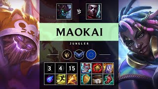 Maokai Jungle vs Ekko - EUW Diamond Patch 25.21