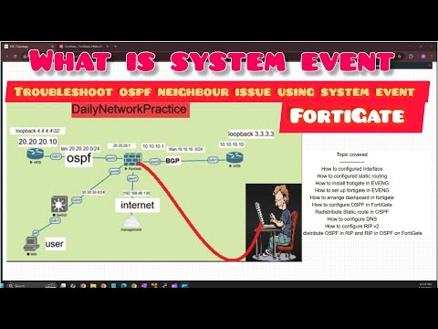 Day 23 | Fortigate firewall Troubleshooting | What's   system event log in Fortigate | Fortigate 