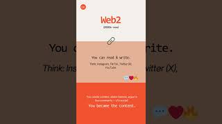 Web1, Web2, and Web3 - What's the Difference? Simple Explanation #web3explained #web3 #cueinfluence