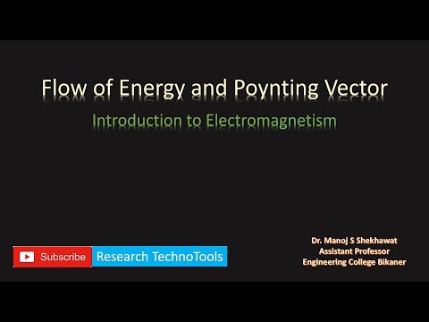 Poynting Theorem | Poynting Vector | Flow of Energy