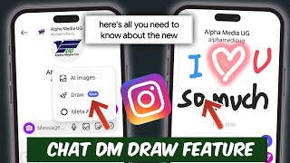 Instagram Chat Draw Doodle New Update | How to Draw & Send Doodle in Instagram Chats DMs