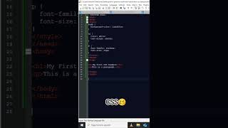 MY FIRST CSS EXAMPLE #bussinessmotivation #coding #websitecreator #programming #usinghtml