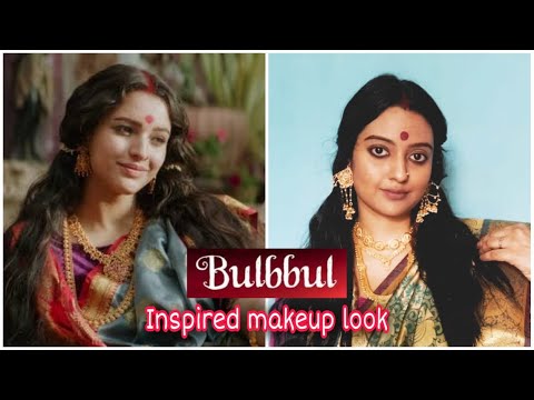 Bulbbul Tripti Dimri inspired makeup look | Bengali Traditional look | The Beginner Girl