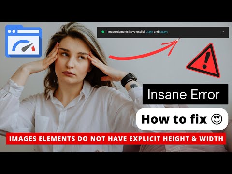 🔴Image Elements do not have Explicit Width and Height In Page Speed Insights | How To Reduce CLS