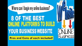 8 TOP WEBSITE BUILDERS FOR SMALL ONLINE BUSINESSES || Pros and Cons included!