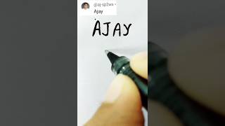 AJAY❤️ Comment down your name for the next logo 👍#customlogodesign #youtubeshorts #shorts #virall