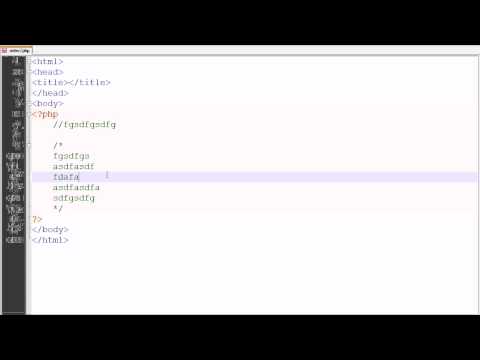PHP Training - 3 - Comments