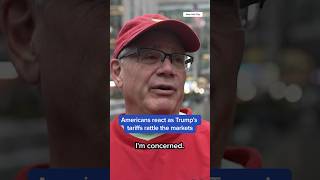 Americans react as Trump's tariffs rattle the markets