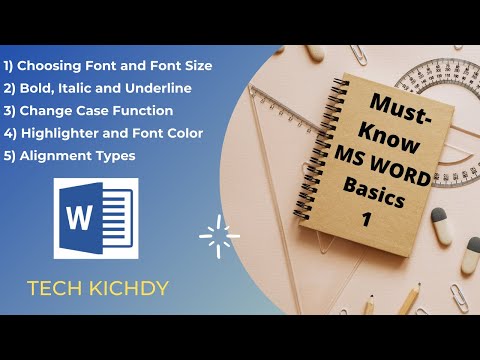 MS Word Basics | Part 1 | Introduction | Beginners Guide| English