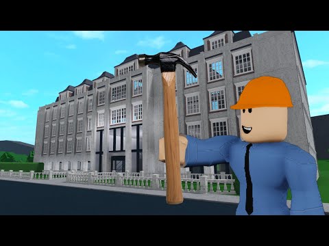 Building A NEW HOTEL | BLOXBURG | ROBLOX 🔴 LIVE