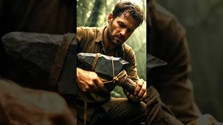 Forest Survival Skill: Making Tools from Simple Materials #survival