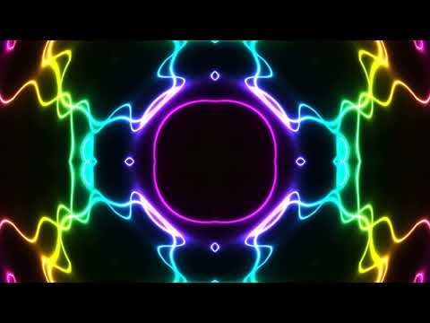 2 hours Relaxing Neon Visuals | Colorful Smooth Motion for Stress Relief and Focus