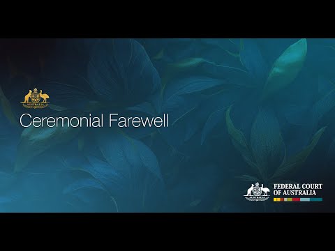 Farewell Ceremony for Justice Katzmann