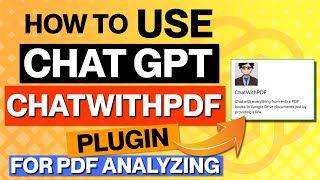 How To Use The ChatWithPDF ChatGPT Plugin [2023]