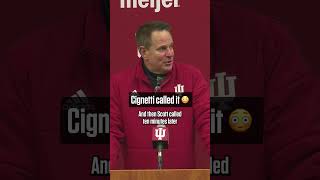 Curt Cignetti called his successful season at Indiana 🔮 #cfb #football #indiana