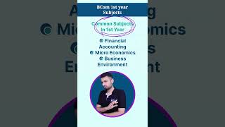 BCom 1st year Subjects you Must Watch!🫵#shorts