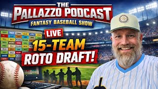 LIVE FANTASY BASEBALL DRAFT w/SAM WIRSCHING | #fantasybaseball #pallazzopodcast