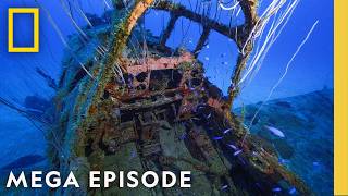 The Greatest Mysteries of the Pacific Ocean | Drain the Oceans | MEGA EPISODE | Nat Geo