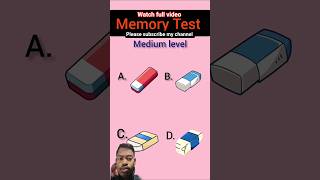 Memory Test for #quiz #quiztime #quizchallenge #shorts #shortsfeed #viralvideo