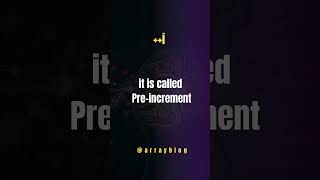 ++i vs i++ | Pre-increment vs Post-increment Explained in 60 Seconds | C Programming