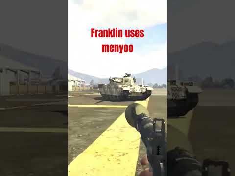 franklin uses menyoo to invade fort zancudo #gta #gta5