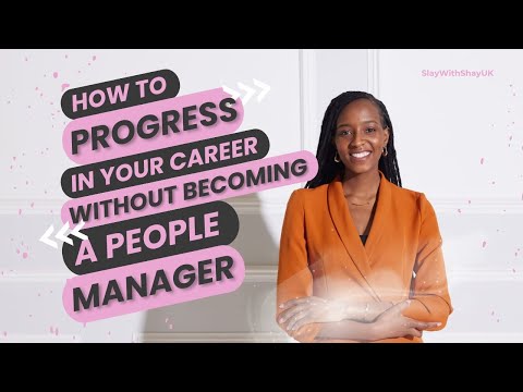 HOW TO PROGRESS IN YOUR CAREER WITHOUT GOING DOWN THE PEOPLE MANAGEMENT ROUTE