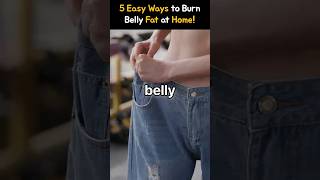 [The Why Series 19] 5 Easy Ways to Burn Belly Fat at Home 🔥 (No Gym Needed!)