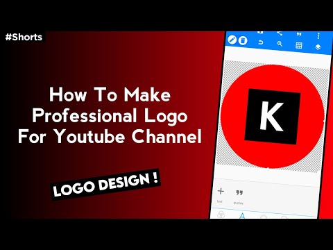 🔥 How To Make Professional Logo For Youtube Channel #Shorts