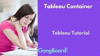 Tableau Container | Tableau Tutorial For Beginners