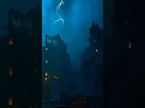 Epic Thunderstorm To Relax #rain #thunderstorm  #sleep #naturesounds #stressrelief #viral #gaming