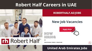 Robert Half Careers in UAE 2023 New Job Openings