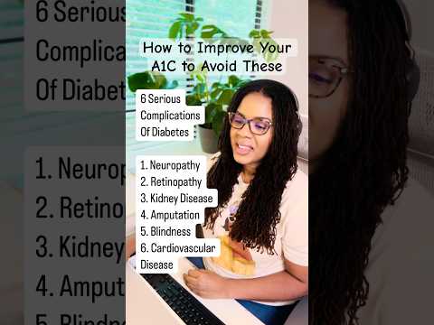 Improving Your A1C to Avoid Health Complications #diabetes #insulinresistance  #disease #healthylife