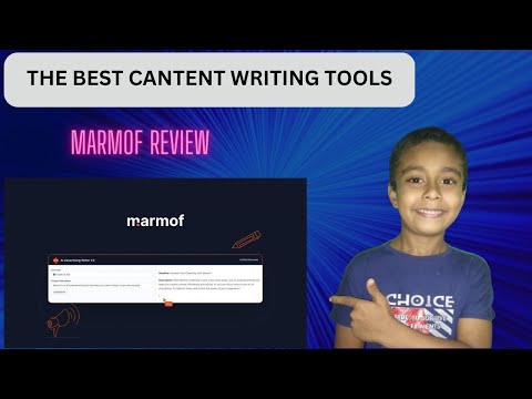 Marmof review demo tutorial AI tools creates well-written, engaging content for various platforms