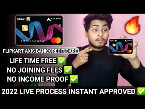 Flipkart axis bank Credit Card Lifetime Free Offer 2022, flipkart axis bank credit card kaise banaye
