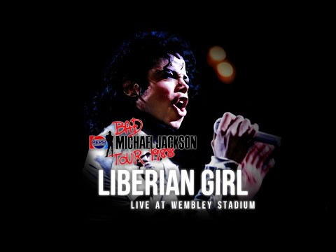 LIBERIAN GIRL: Live From Wembley Stadium |BAD TOUR| Fanmade by @MJFanmadeEdit