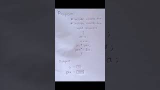 Pointers in c ?,its definition, syntax, program and output of pointer#pointersinc #cprogrammingnotes