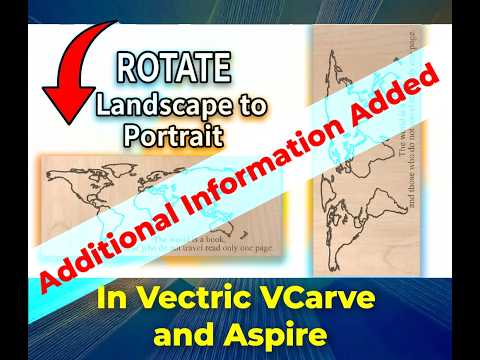 Additional Information about the rotary process in rotating projects in Vectric  VCarve and Aspire